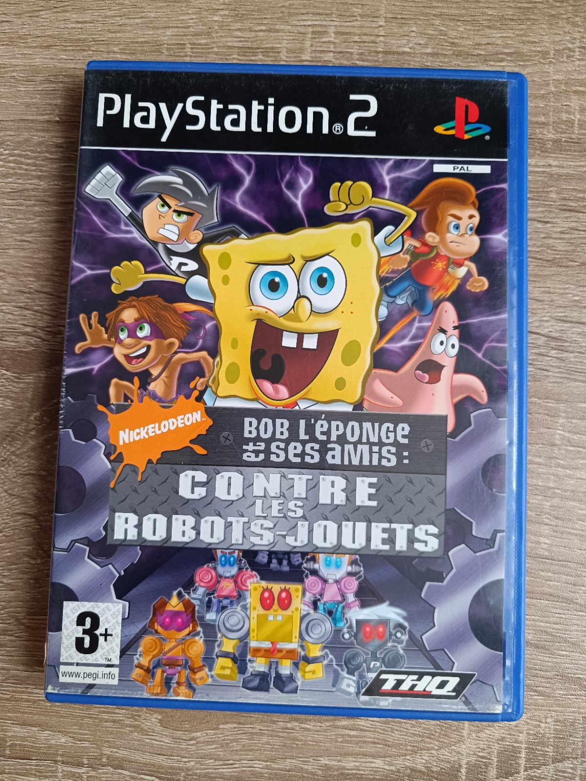Jeu Bob l'Eponge et ses Amis Contre les Robots Jouets - Complet FR - Sony PS2