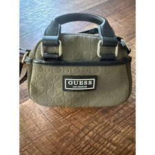 Guess Los Angeles Olive Embossed Mini Crossbo...