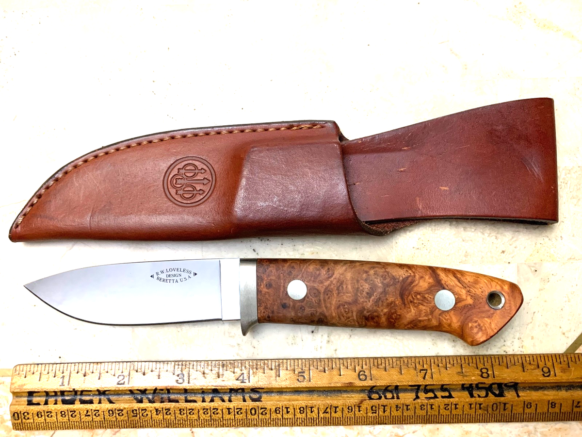 RW Loveless Design *Beretta* USA Knife Model 201A Quince Seki 