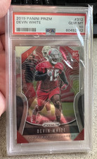 TAMPA BAY BUCCANEERS DEVIN WHITE 2019 PANINI PRIZM #312 ROOKIE RC PSA 10