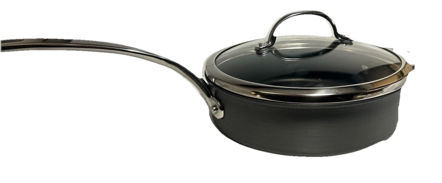 Kenmore Large Sauté Pan Hard-Anodized Nonstick 10 Inch 2.5 In Deep Skillet
Opens in a new window or