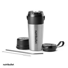 nutribullet Flip Portable Blender with Stainless Steel Insulated Cup: 20oz