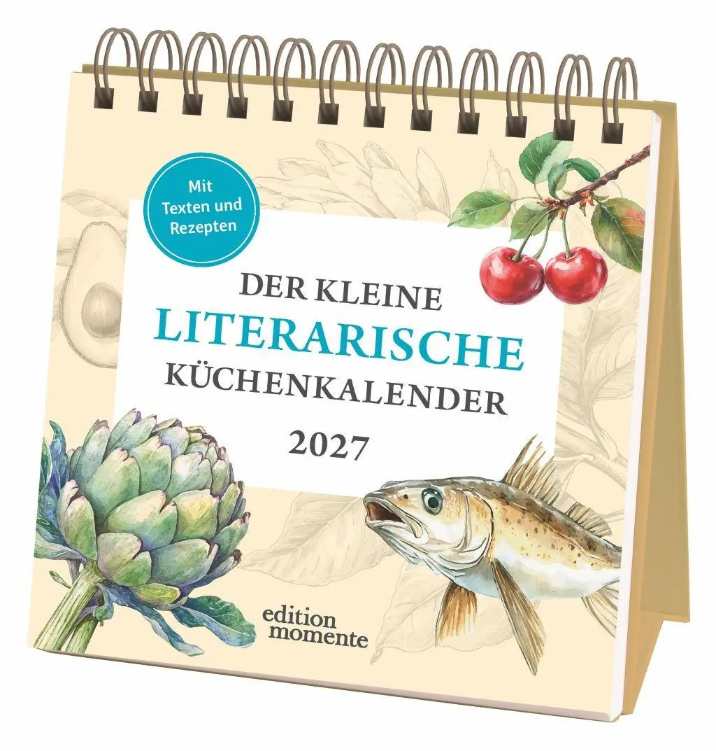 Der kleine literarische Küchenkalender Premium-Postkartenkalender 2027 - Mit...