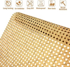 New Cane Webbing Sheet Rattan Cane Webbing Roll Material for Furniture Repair