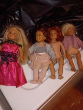 Lot Of Two Mini American Girl Dolls And Battat Doll Minis