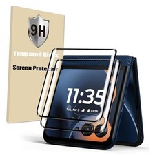 2 Pack for Front Screen Protector,3D Curved Motorola Razr 2025/2024 Clear