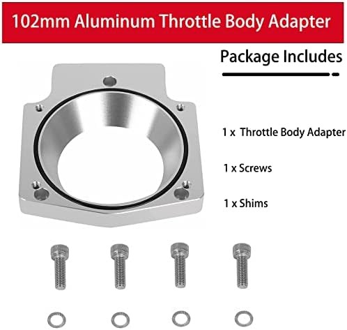 Aluminum Throttle Body Spacer Adapter Plate Kit