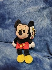 Mickey Mouse Mouseketoys Beanbag Stuffed Plush Disney Land New W/tags