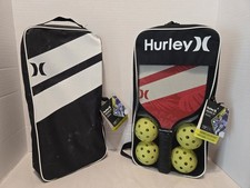 Pickleball Set By Hurley With Carrying Bag Set of 2 Includes Paddles  Balls new