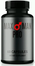 Max Man Pro Advanced Male Health Supple Boost Energy & Endurance 60ct, Pack of 2