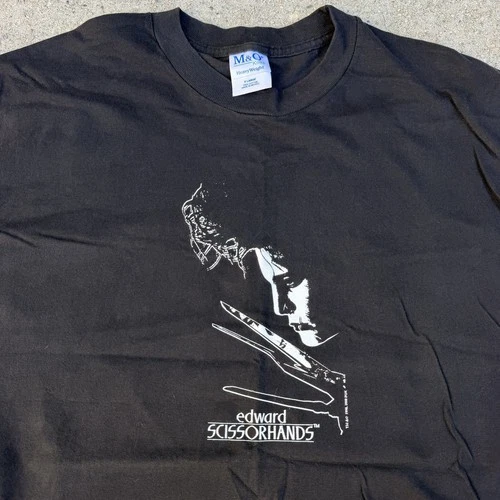 Edward Scissorhands Promo T-Shirt XL Fox Tim Bu 2000s vintage concert t-shirt, vintage, size XL, single stitch, B+ condition