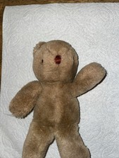 Vintage 1982 GUND Brown Teddy Bear 8 Stuffed Plush Toy