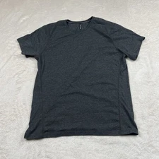 Ten Thousand The Durable Shirt Men’s Large Charcoal Short Sleeve Poly Cotton