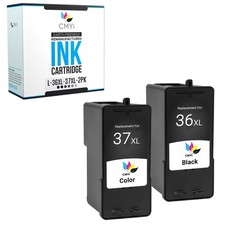 Black Color Ink Cartridges Lot for Lexmark 36XL and Lexmark 37XL for X Series