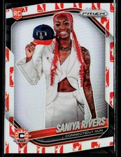 2025 Panini Prizm WNBA #150 Saniya Rivers WNBA Logo Prizms