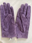 Purple 100% Pig Suede Gloves size Small (read Description) — photo 2