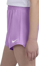 Nike Girls' Dri-fit One Woven High-Waisted Training Shorts Pink Size XL