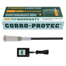 Corr Protec Powered Anode Rod for Water Heater 20 Year Warranty Eliminates