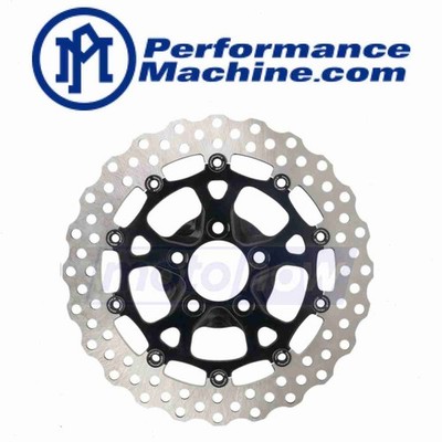 Performance Machine Front Right Dominator 11.8in. Two-Piece Brake Rotor for lp
