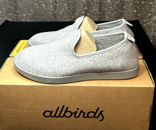 NEW ALLBIRDS Women's 6 Wool Lounger Loafers Slip on House Shoes Slippers Grey
