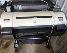 Canon Image Prograf iPF650 24" Large Format Printer with stand and basket