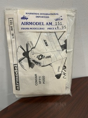 Warwinds International Importers Airmodel AM 151 Convair XFY-1 Pogo Factory Bag