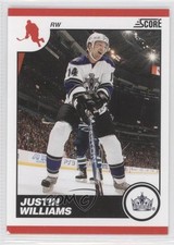 2010-11 Score Justin Williams #235 t4m