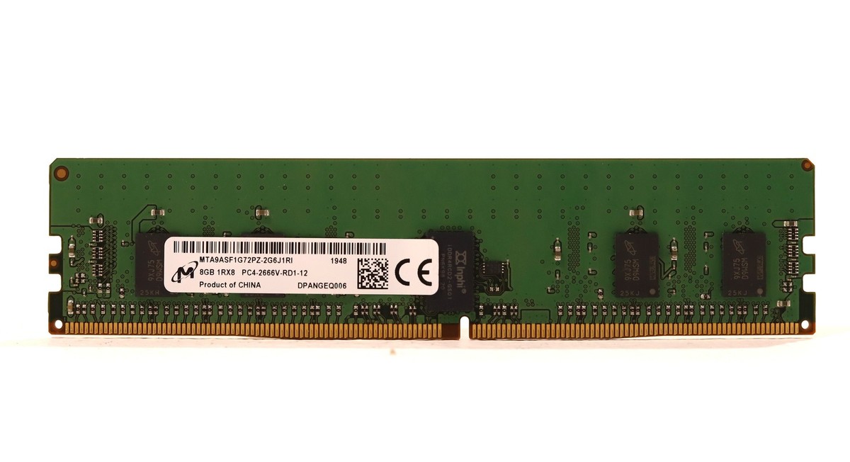 Micron 32GB (2x8GB) 1RX8 PC4-2666V-RD1-12 ECC REG RAM Kit