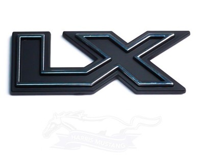 1984-1993 Fox Body Mustang LX Trunk Lid Emblem - E4ZZ-6142528
