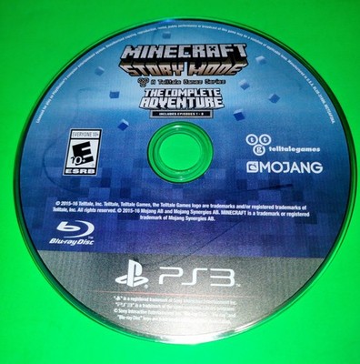 Minecraft Story Mode Complete Adventure Game ONLY Playstation 3 PS3 TESTED