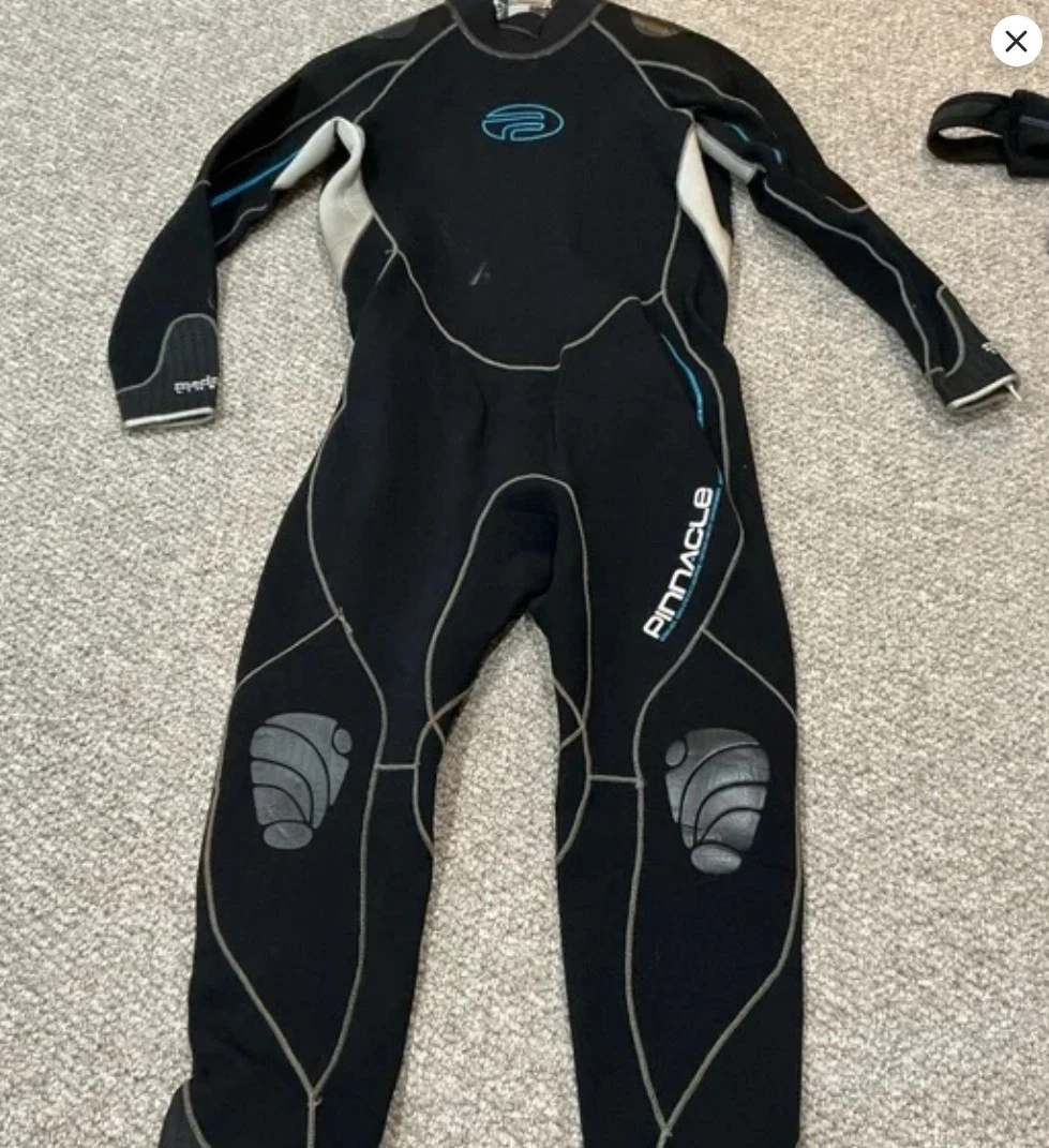 Pinnacle Spirit 3mm Men's Shorty Wetsuit - Black, Scuba Diving