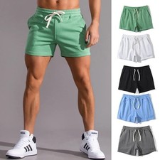 Summer Men Gym Sport Shorts Cotton Running Shorts Male Quick Dry Training