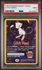1999 POKEMON INSERT CARDS CATCH MEW! PSA 9