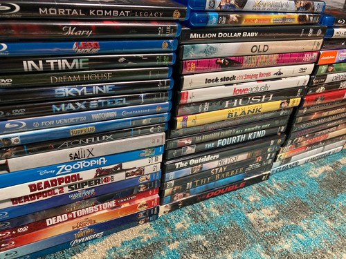 Updated 04/19 - DVD Blu-Ray Movies - Bundle and SAVE! $5.00 Flat Shipping!!