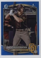 2025 Bowman Chrome Prospects Blue Refractor 21/150 Kale Fountain #BCP-246 1m63