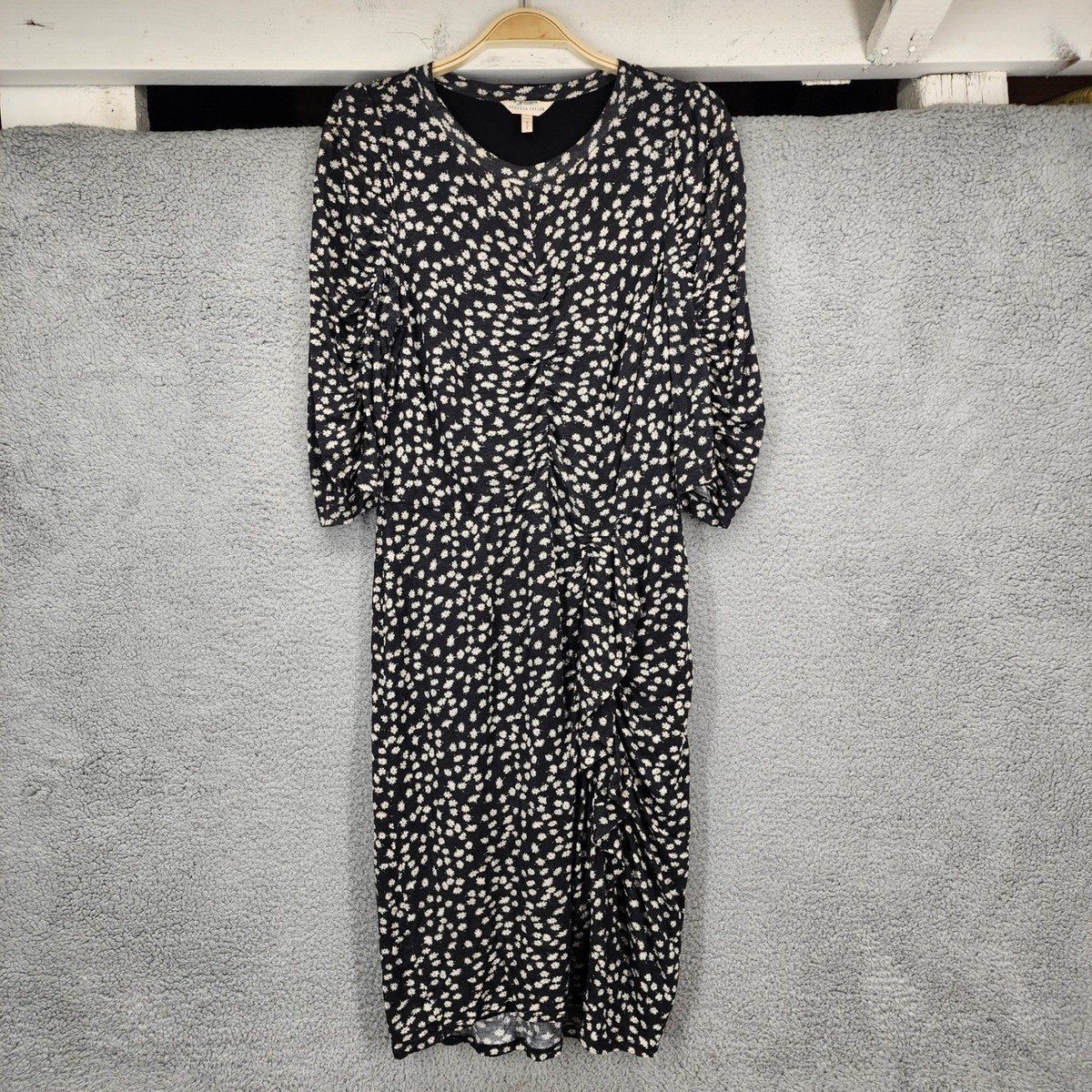 rebecca taylor floral midi dress Rebecca Taylor Bellamy Silk Dress in Cream Multi at Nordstrom, Size 6