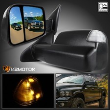 Fits 2002-2008 Dodge Ram 1500 2500 3500 Manual Tow Mirrorsled Signalpuddle