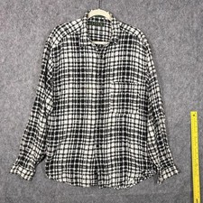Vintage Levis Sutter Creek Shirt Mens Extra Large Flannel Plaid USA 90s