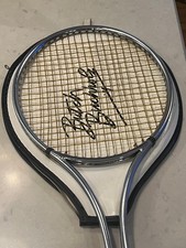 VINTAGE WILSON BUTCH BUCHHOLZ AUTOGRAPH MODEL STEEL TENNIS RACKET RACQUET