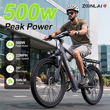 FREE US SHIPPING 26inElectric Bicycle for Adults 500W Motor 10.4AH 40 Miles