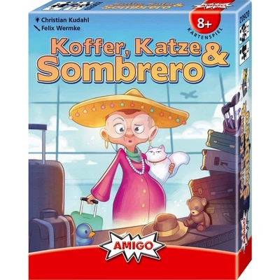 Amigo 02602 Kartenspiel Koffer, Katze & Sombrero Urlaub vorbei - alles dabei? - Bild 1 von 3