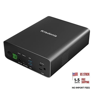 Power Bank with AC Outlet, Portable Laptop Charger Battery Bank USB C 100W