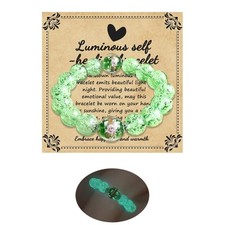 Handmade Firefly Glass Bracelet Glow in the Dark Bracelets Luminous Inspirationa