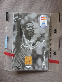 CINQ Chip Kaart MINT SEALED Frankrijk 06/98 PELÉ / Football opl 14500