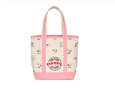 Peanuts Beagle Snoopy tote Bag Pink (100% official Authentic item)