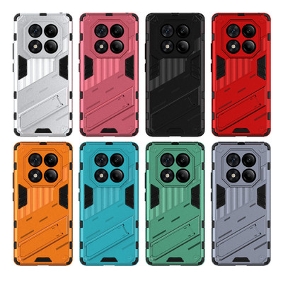 Für XiaoMi POCO M8 /F8/ M8 PRO, Luxus Hybrid Amor Stand Hard Dual Phone Case