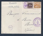 EL SALVADOR 1937 airmail cover Sc.565,C46 toSwitzerland, vilet O.K." in circle