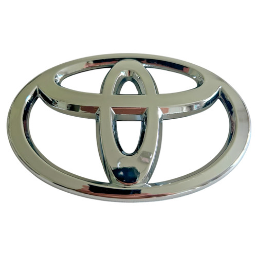 Toyota Front Grille Emblem Silver Badge Chrome Logo Sienna 2011-2016