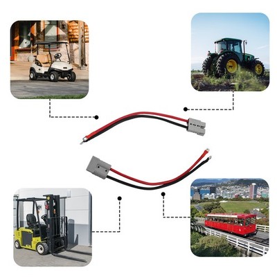For Anderson Connector 50A Kit 50A Battery Quick Connect 30cm Waterproof Cable
