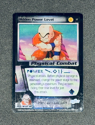 DBZ Hidden Power Level No. 17 - Saiyan Saga Unlimited Holo - [OK]